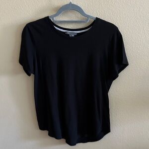 Vince Black Crewneck Short Sleeve Tee